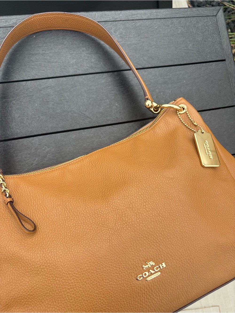 Coach Mia Pebbled Shoulder Bag - Picture 4 of 7